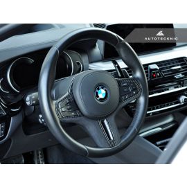 AutoTecknic Carbon Alcantara Steering Wheel Trim - G30 5-Series | G32 6-Series GT buy in USA