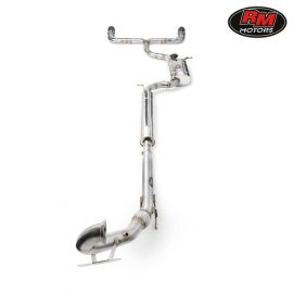 RM Motors Turbo Back Exhaust 76mm with exhaust throttle for VW Golf VII GTi / Seat Leon Cupra 3 (PROM.GOLF7GTIC) buy in USA