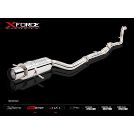 XForce Cat-Back Exhaust 76mm for Subaru Impreza WRX/STi 98-07 (ES-SW05LPS-CBS) buy in USA