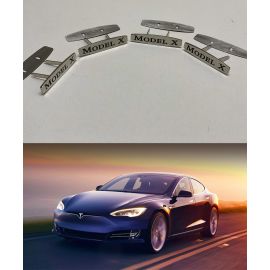 Tesla Model X Seat Metal Emblems Badges Logo Decals Stickers buy in USA