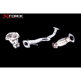 XForce Kit (outlet, downpipe, catalyst) 76mm for Mitsubishi EVO 7/8/9 (ES-EV8-KITB) buy in USA