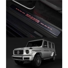 W463A W464 G500 G63 AMG G400 G Wagon G class Mercedes-Benz 2018+ CARBON FIBER Entrance mouldings LED Illuminated Door Sills Interior Trims buy in USA