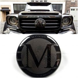 Mercedes W463 G Class wagon front grille carbon fiber  badge GREY buy in USA