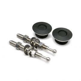 QUIK-LATCHВ® QL-50 LOW PROFILE HOOD PIN KIT - Black, no lock buy in USA