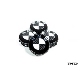 IND Carbon Floating Wheel Center Cap Set - 68mm buy in USA