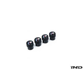 BMW M Logo Valve Stem Cap Set - Black buy in USA