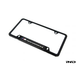 BMW M Performance Black Stainless Steel Plate Frame buy in USA