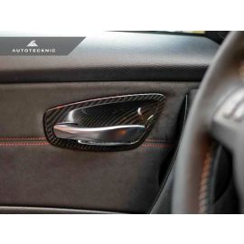 AutoTecknic Dry Carbon Interior Door Handle Trims - E82 1M buy in USA