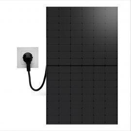 Plug and play solar panels | 800w inverter with 2x 400Wh Full Black PV panels buy in USA