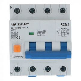 SEP earth leakage circuit breaker 3-pole+zero 40A B-kar 30mA buy in USA