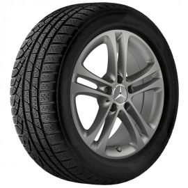 Mercedes-Benz Bridgestone Winter-Komplettradsatz, 17 Zoll, grau Himalaya matt, A-Klasse (V177/W177) buy in USA