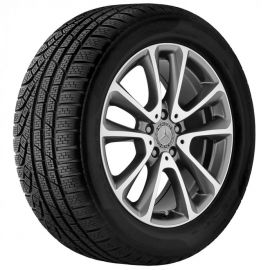 Mercedes-Benz Pirelli 5-Doppelspeichen-Winter-Komplettradsatz, 18 Zoll, tremolit-metallic glanzgedreht, E-Klasse (238/213) buy in USA