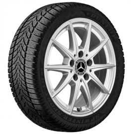 Mercedes-Benz Michelin 5-Doppelspeichen-Winter-Komplettradsatz, 16 Zoll, vanadiumsilber buy in USA