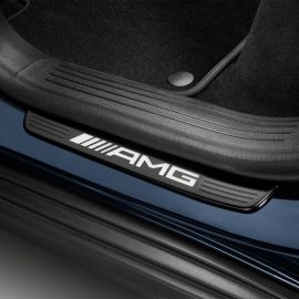 Mercedes-AMG Wechselcover für beleuchtete Einstiegsleiste, hinten, 2-fach, schwarz/weiß, GLS (X167) buy in USA