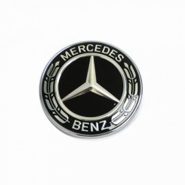 Mercedes-Benz Logo für die Stoßstange, schwarz, A-/B-/C-/E-/S-Klasse/AMG GT R/CLA/CLS/GLA/SL/SLK buy in USA