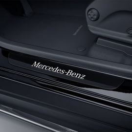 Mercedes-Benz Wechselcover für beleuchtete Einstiegsleisten, vorne, 2er Set, schwarz, AMG GT/CLS buy in USA