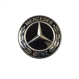 Mercedes-Benz Firmenzeichen Sternplakette, schwarz, C-Klasse (W204, W213), E-Klasse (C238) buy in USA