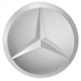 Mercedes-Benz Radnabenabdeckungen, Stern erhaben, glanzsilber, 4er Set (66,8mm) buy in USA