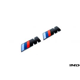 BMW M Fender Emblem Set - Gloss Black buy in USA