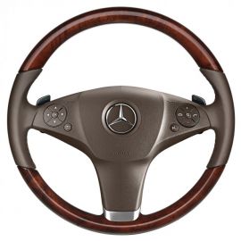 Mercedes-Benz Holz-Leder-Lenkrad mit LSP, moccabraun, E-Klasse (A207/C207) buy in USA