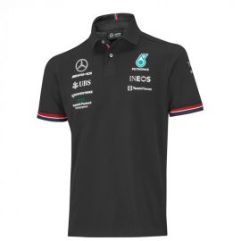 Mercedes-Benz Motorsport Kollektion Poloshirt Herren schwarz Gr. XS - XXL buy in USA