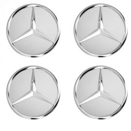 Mercedes-Benz Radnabenabdeckungen-Set, sterlingsilber buy in USA