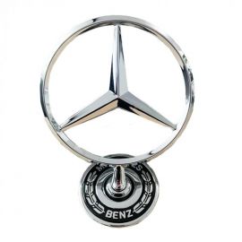 Mercedes-Benz Stern (Motorhaube), Chrom mit schwarzem Emblem buy in USA