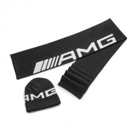 Mercedes-AMG Set Strickschal und Strickmütze buy in USA