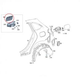 Mercedes-Benz Beplankung Steckdosenmodul B-Klasse (247) buy in USA