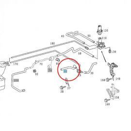 Mercedes-Benz Kühlwasserschlauch S-Klasse (W220) buy in USA