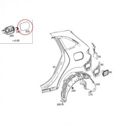 Mercedes-Benz Tankklappe B-Klasse (247) buy in USA