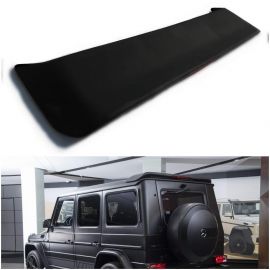 Mercedes W463 W463 W461 G55 G65 G63 G Wagon Class Fiberglass Rear Roof Lip Spoiler Wing with Stop Signal Brabus Style buy in USA