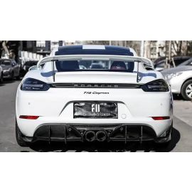 Porsche 718 Cayman/Boxster Carbon Fiber Rear Diffuser (2016-2023) buy in USA