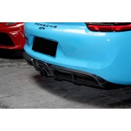 Porsche 981 Cayman/Boxster Carbon Fiber GT4 Style Rear Diffuser (2012-2016) buy in USA