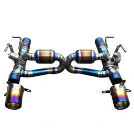 Ferrari F8 Tributo Titanium Valved Exhaust System With Muffler buy in USA