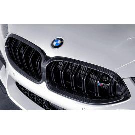 BMW F91 / F92 / F93 M8 - Carbon Fiber Dual Slat Front Grille buy in USA