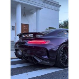 Mercedes AMG GT/GTS GTR Style Rear Bumper With Carbon Fiber Diffuser buy in USA