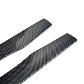 Mercedes C63 AMG Carbon Fiber Side Skirt Extensions buy in USA