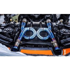 McLaren 720S Titanium Cat back Exhaust Straight Pipe buy in USA