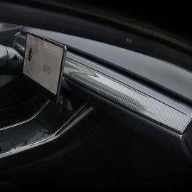 Tesla Model 3/Y Carbon Fiber Dash And Door Cover buy in USA