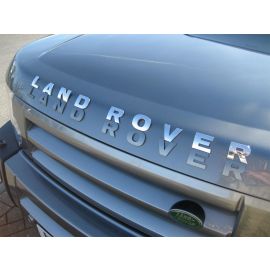 Land Rover Discovery - Chrome 'LAND ROVER' Front Bonnet Lettering buy in USA