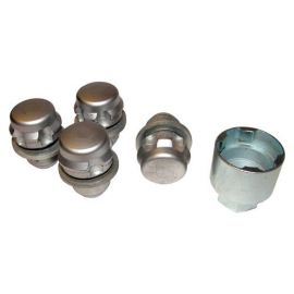 Land Rover Defender - Genuine Locking Wheel Nut/Bolts (5 pcs) Silver buy in USA