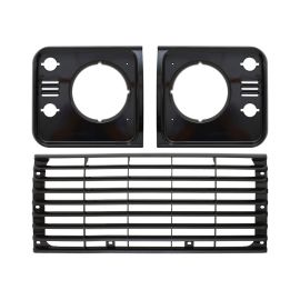 Land Rover Defender - OEM Grille & Headlamp Surround Set (Santorini Black) buy in USA