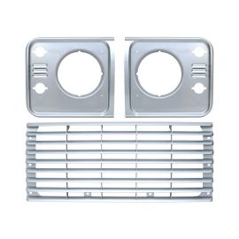 Land Rover Defender - OEM Grille & Headlamp Surround Set (Indus Silver) buy in USA