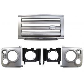 Land Rover Defender - SVX Style Front Grille Kit (Silver Center & Silver Surrounds) buy in USA