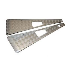 Land Rover Defender (post-2007) - Mammouth Wing Top Chequer Plate Kit (silver) buy in USA