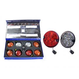 Land Rover Defender - 10 Piece 73mm LED Lamp Upgrade Kit (coloured) buy in USA