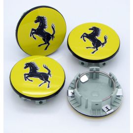 Genuine Ferrari Wheel Centre Cap Set - Yellow buy in USA