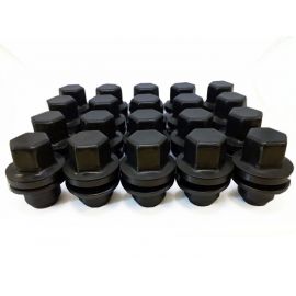 Range Rover Sport (2005-13) - Genuine Alloy Wheel Nut/Bolts (20 pcs) Satin Black buy in USA