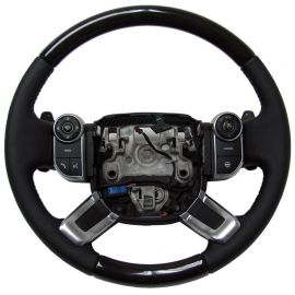 Range Rover Vogue L405 (2013+) - Wood & Leather Steering Wheel (Shadow Walnut) buy in USA